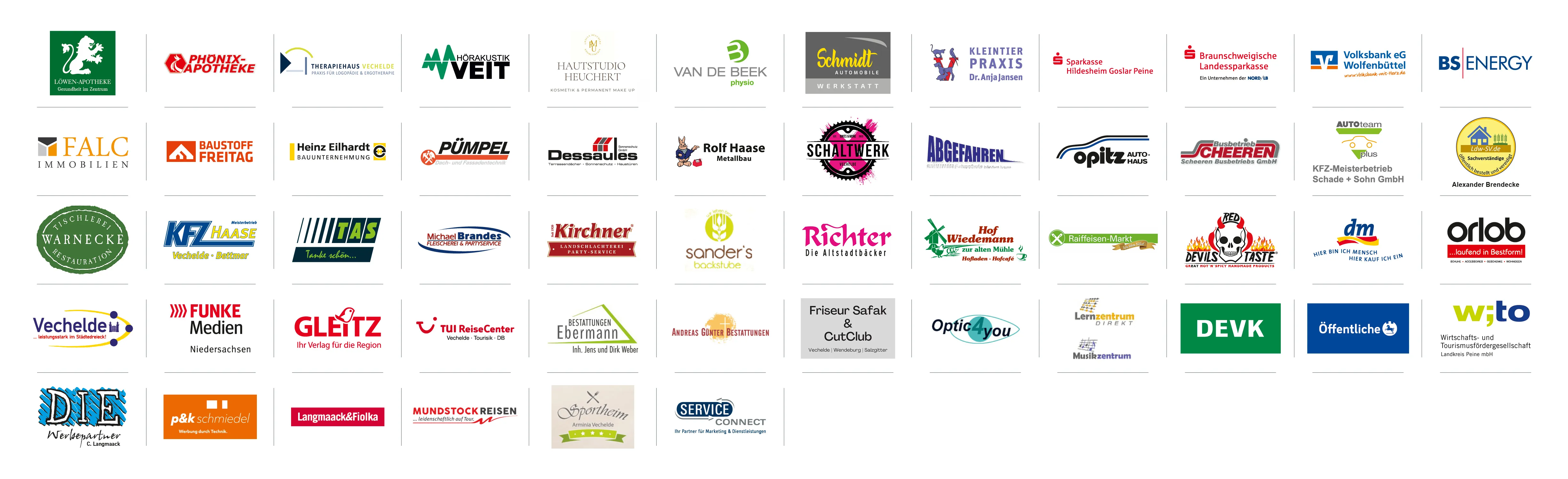 Mitglieder der Werbegemeinschaft