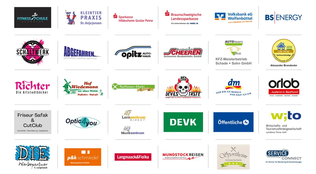 Mitglieder der Werbegemeinschaft